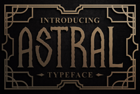 Astral: A Cool, Neat Display Font for Modern Creations