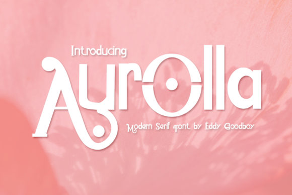 Aurolla: A Display Font for Out-of-This-World Designs