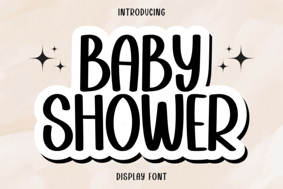 Baby Shower: A Font That Blends Whimsy and Elegance
