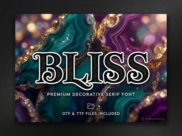 Bliss: A Display Font for Bold, Artistic Design