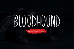 Bloodhound: A Bold Display Font for Modern Design