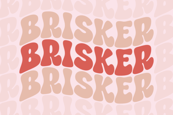 Brisker: A Retro Font for Bold, Cheerful Designs