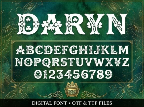 Daryn: A Display Font for Bold, Artistic Design