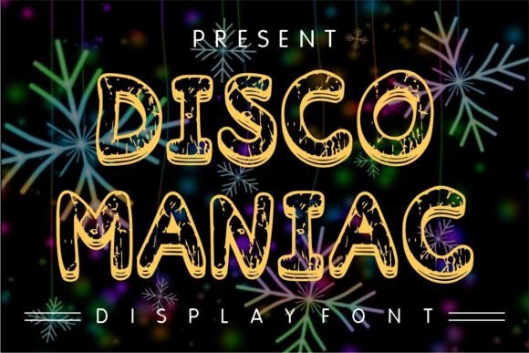 Disco Maniac: The Retro Font That Makes Designs Pop