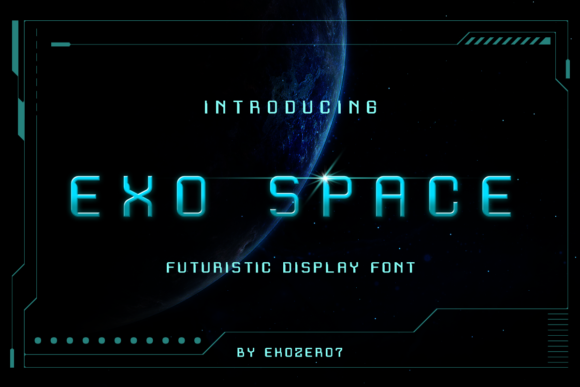 Discover Exo Space: Your Next Futuristic Display Font