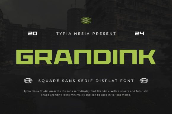 Discover Grandink: A Bold Modern Typeface for Impactful Design