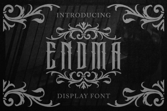 Endma: The Bold Display Typeface for Modern Designers