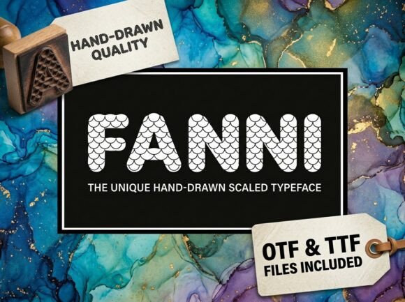 Fanni: A Deep Sea Inspired Display Typeface