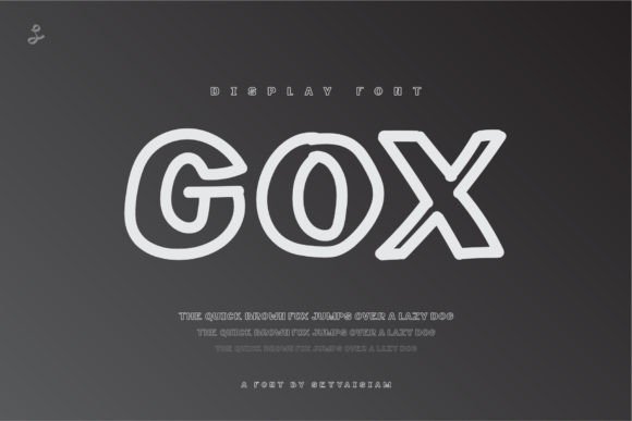 Gox: The Bold Display Font for Impactful Design