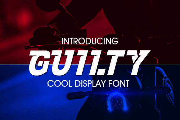 Guilty: A Modern Display Font for Clean, Versatile Designs
