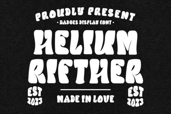 Helium Rifther: A Fun, Bold Display Font for Creative Projects