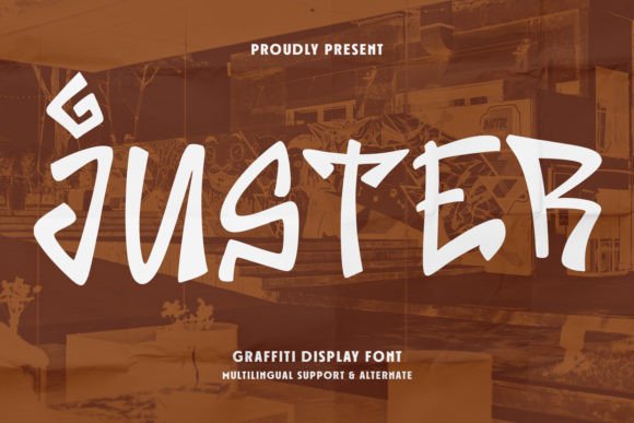 Juster Graffiti Display Font: Bold, Fun, and Ready for Your Next Project