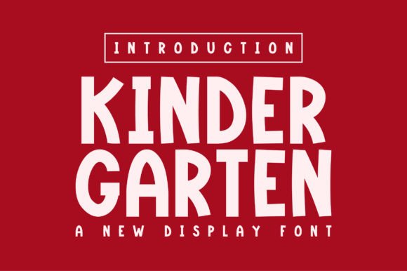 Kindergarten: A Playful Handwritten Font for Creative Designs