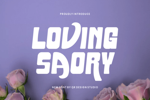 Loving Saory: Bold Typography for Modern Branding