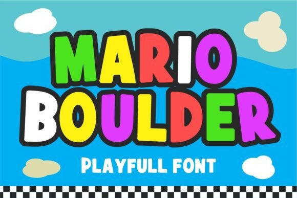 Mario Boulder: A Playful Font for Creative Projects
