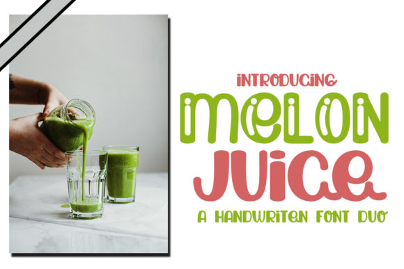 Melon Juice: A Fresh and Fun Display Font for Creative Projects