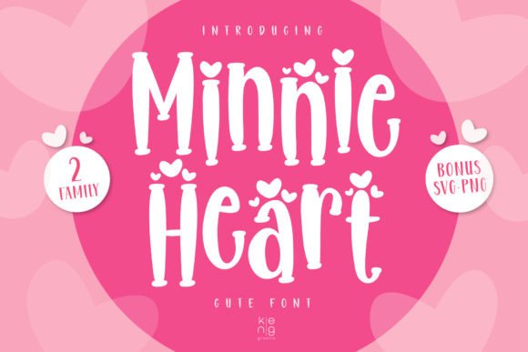 Minnie Heart: A Display Font with a Punch