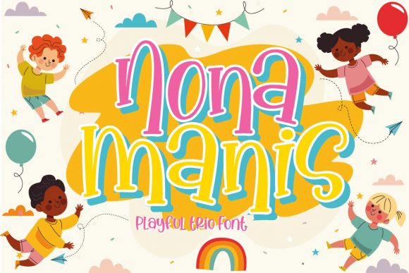 Nona Manis: A Sweet & Playful Display Typeface
