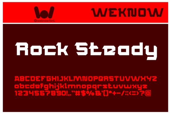 Rocksteady: The Bouncy Display Font That Brings Designs to Life