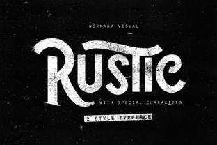 Rustic: A Bold Display Font for Modern Design