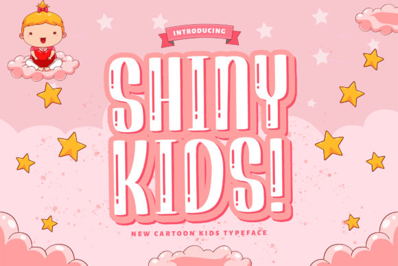 Shiny Kids: A Playful Display Font for Creative Projects
