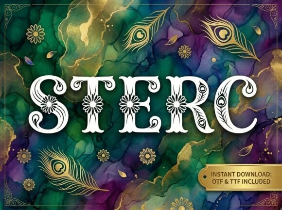 Sterc: A Bold Display Font for Head-Turning Designs