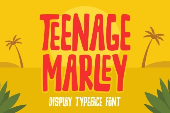Teenage Marley: A Tropical Typeface for Bold Designs
