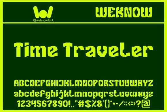 Time Traveler: A Techno-Sci-Fi Font for Modern Design
