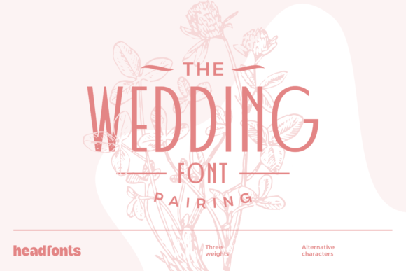 Wedding Pairing: A Fresh, Trendy Display Font for Modern Projects